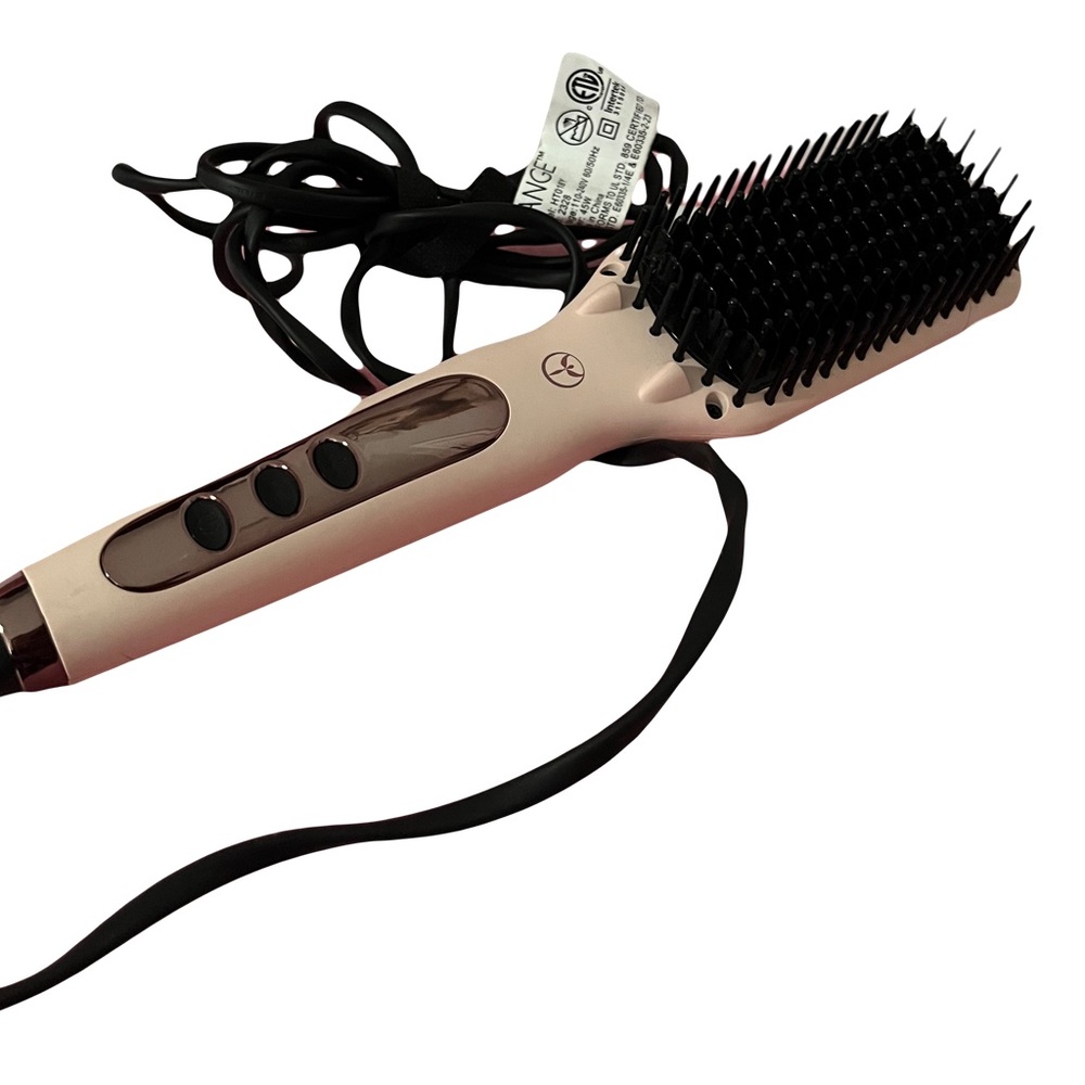 Lange straightener brush